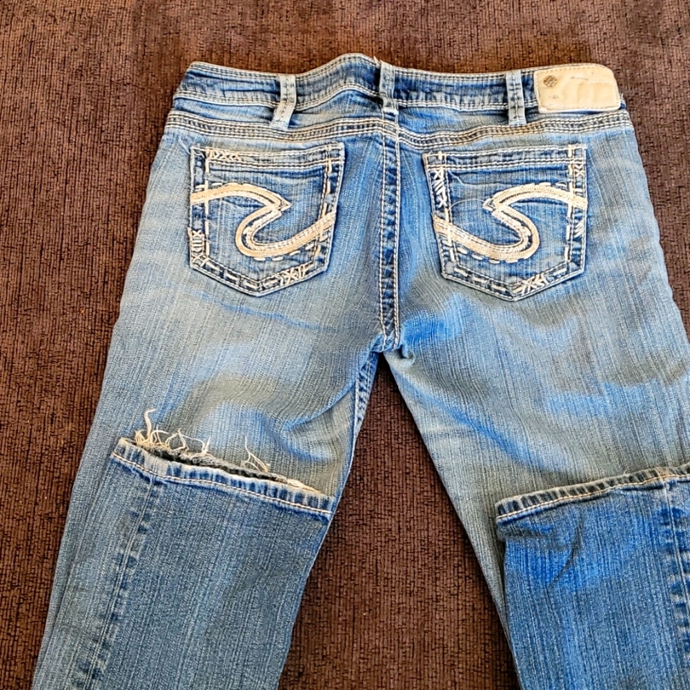 Silver jeans